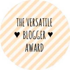 versatile blogger award 3