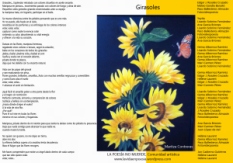 Girasoles, Poema colectivo "Los miÃ©rcoles tampoco muerde"